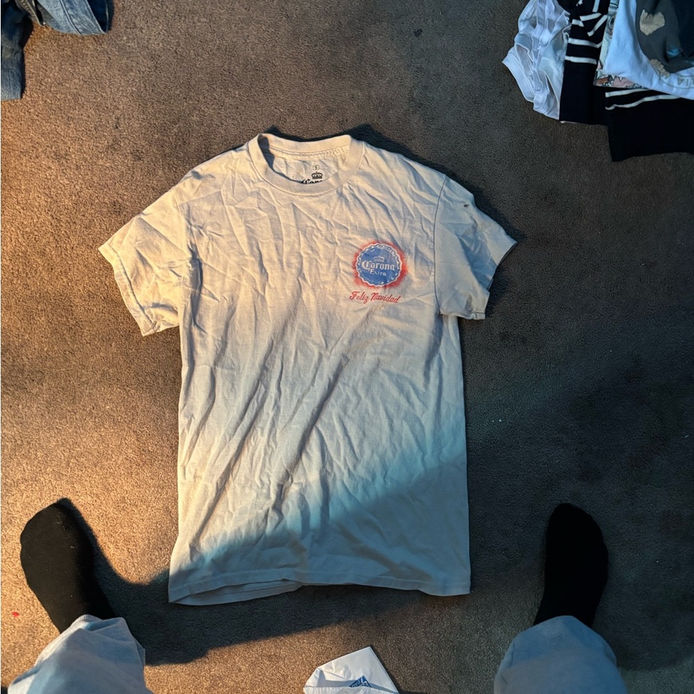 Men's Graphic T-Shirt in Cream